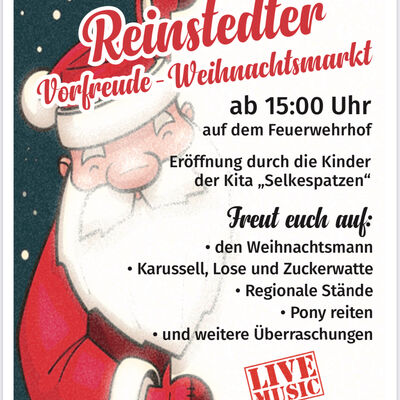 Übersicht zum Reinstedter Vorfreude- Weihnachtsmarkt